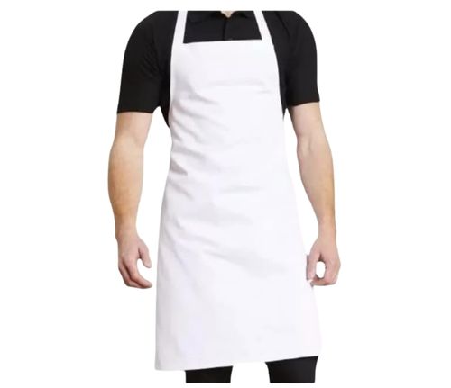 Avental Impermeável de PVC Branco 120X60