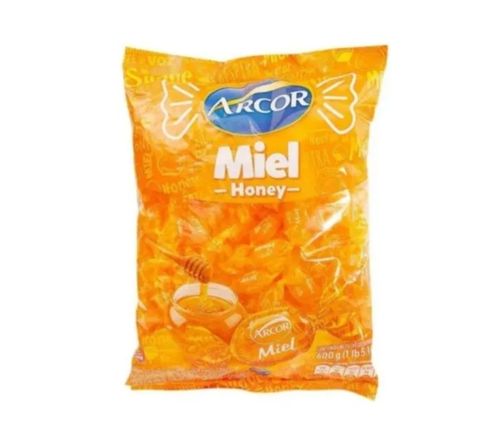 Balas Recheada Mel Arcor 600gr