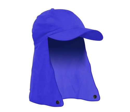 Boné Árabe Helanca Azul Velcro Elástico Ref 2632