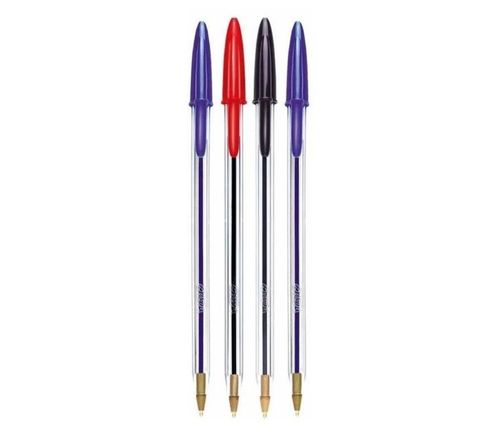 Caneta BIC 1.0 Cristal Preta
