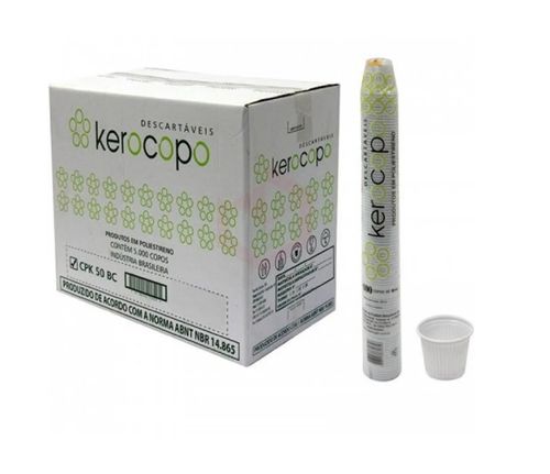 Copo Descartável 50ml Kerocopo 100x1