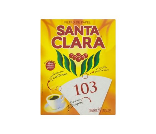 Filtro Papel Santa Clara 103 3 Coracoes