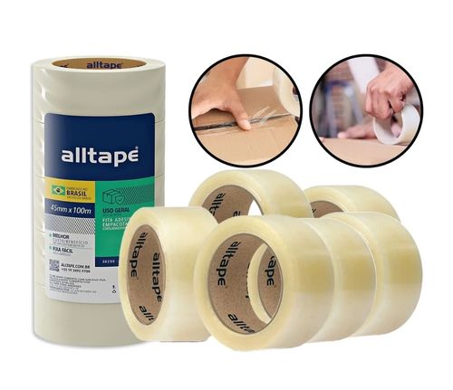 Fita PVC Transparente 45x100m Alltape