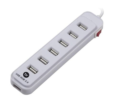 Hub Branco 7 Portas