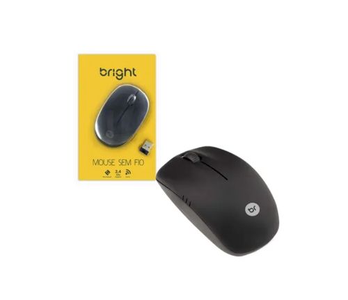 Mouse Sem Fio Preto 2.4G