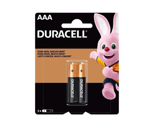 Pilha AAA 2x1 Alcalina Duracell