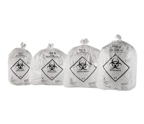 Saco Lixo Branco 40L Infectante 100x1