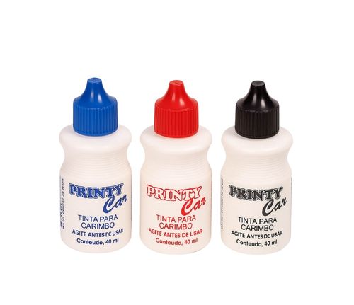 Tinta Carimbo Vermelha 40ml Carbrink