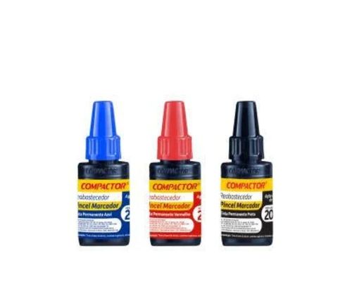 Tinta Pincel Marcador Perm Vermelho 20ml