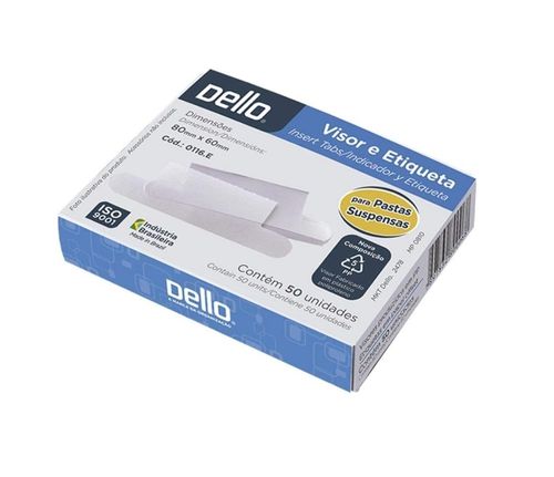 Visor Pasta Suspensa 50x1 Dello
